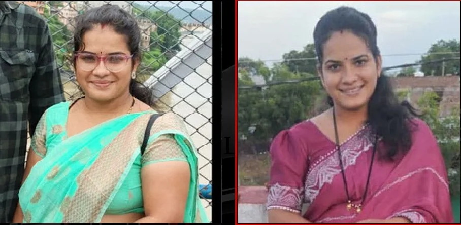 Nikita Patil before and after her transformation